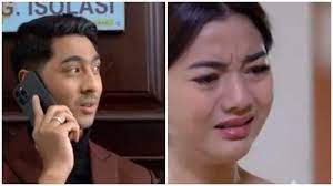 Elsa nampak khawatir, al lalu menanyakan ke sumarno apa sudah siap menjawab pertanyaan dari polisi. F0ccnif V Je3m