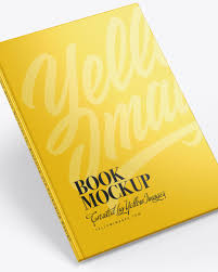 Find & download free graphic resources for hardcover book mockup. Hardcover Book W Glossy Cover Mockup In Stationery Mockups On Yellow Images Object Mockups