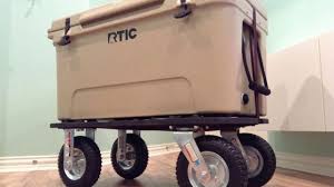 Learn how to build a diy patio cooler cedar ice chest with diypete. How To Make Rtic Yeti Cooler Wheels Kit System Easy Cheap Youtube