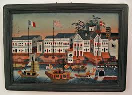 Maybe you would like to learn more about one of these? The Hanebergs Antiques The Hongs At Canton Chinese Reverse Painting On Glass