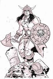 Detective conan coloring pages sketch coloring page. Conan The Brutal Statue Commission Conan The Barbarian Conan Art