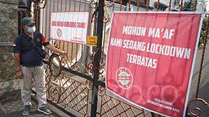 Bukan lockdown penuh karena ada beberapa aspek yang belum diterapkan. 5vol O6w Le1ym
