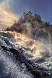 rheinfall sunrise at the rhine falls swirzerland viajes fotograficos a href https www jotagphotography beautiful landscapes waterfall imaginary world