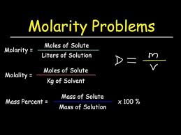 Under What Condition Molarity And Molarity Of Solution Are Identical.  Explain With A Suitable Reason?