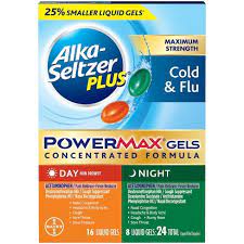 Maybe you would like to learn more about one of these? Alka Seltzer Plus Powermax Day Night Cold Flu Relief Liquid Gels 24ct Target
