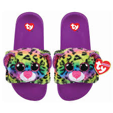 Ty Beanie Boo Dotty The Leopard Pool Slides