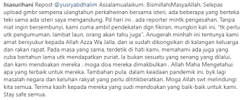 Berita gembira itu dikongsi yusry sempena menyambut ulang tahun perkahwinan kesembilan mereka, semalam. Tahniah Lisa Surihani Hamil Anak Ketiga