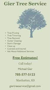 Maybe you would like to learn more about one of these? Gier Tree Service Home Facebook