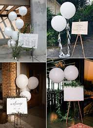 40 Awesome Wedding Decoration Ideas With Balloons Page 2 Of 2 Oh Best Day Ever Wedding Balloon Decorations Wedding Balloons White Balloons Wedding