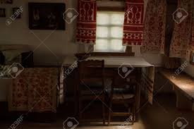 Village design & interiors has been in establishment since 1987. Interior In Old Slavic House In The Village Stock Photo Picture And Royalty Free Image Image 155348469
