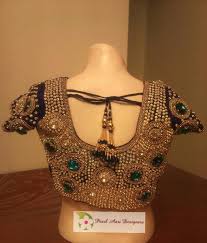 Heavy Full Stone Work Bridal Blouse Bridal Blouse Designs Wedding Blouse Designs Designer Blouse Patterns