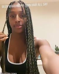 Sometimes it can be hard to see the steps in detail when it comes to braiding videos. Alexandra Burke Reveals She S Been Braiding Her Own Hair Extensions Daily Mail Online