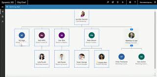 linkedin live org chart in dynamics 365 for sales