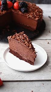 Le Cheesecake Chocolat Speculos Chocolate Mousse Cake Recipe Mousse Cake Recipe Moist Chocolate Cake