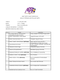 Contoh penulisan minit mesyuarat untuk panitia bahasa melayu. Contoh Minit Mesyuarat Mpkk 2019