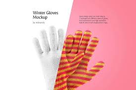Winter Gloves Mockup Design Mockup Free Free Packaging Mockup Psd Template Free