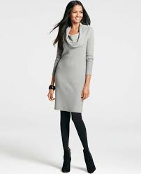 Ann Taylor At Sweaters Cowl Neck Sweater Dress Cowl Neck Sweater Dress Cute Sweater Dresses Sweater Dress