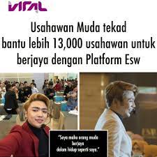 Usahawan muda yang berjaya bukan sahaja mencipta perniagaan baru malahan meningkatkan peluang pekerjaan dan sebagainya. Usahawan Muda Tekad Utk Bantu 13 000 Rizal Hakimm Punyer Facebook