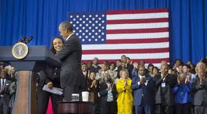 Tears, thrills, a blurry selfie: McKinley High students relish visit by  'most powerful man in the universe'