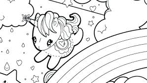 You can print them on our website for free. Unicorn Rainbow Cute Unicorn Coloring Pages For Kids Drawing With Crayons