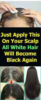 White hairs are usually seen as a sign of getting old, so it's understandable that you want to get rid of them. Just Apply This On Your Scalp And All White Hair Will Become Black Again Covering Gray Hair Grey Hair Remedies Prevent Grey Hair