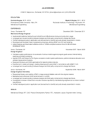 Mechanical Design Engineer Resume Examples And Tips Zippia