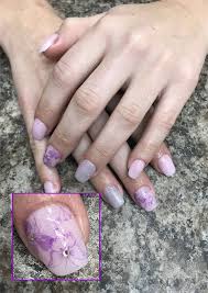 After this, paint on a butterfly to the corner of the nail or apply a butterfly applique. Light Purple Butterfly Stencil Acrylic Nails Nails