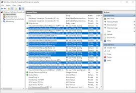 Image result for windows firewall inbound rule
