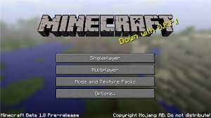 Slow play only has creative mode and all the original bugs. Minecraft Download