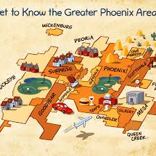 Your trip begins in glendale, arizona. Map Of Phoenix And Nearby Cities In Maricopa County