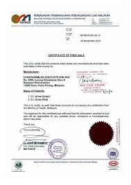 Original of certificate of free sale duly signed and sealed by ministry of health, and certified by the ministry of foreign affairs (wisma putra). Dokumen Legalitas Digrow Indonesia