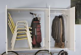 These wall units have a neutral gray laminate finish and really. 4 X 6 Garage Wall Mounted Cabinets Tidygarage