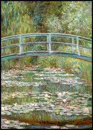 Claude monet pintó las catedrales in situ desde febrero de 1892, más tarde continuó la serie en febrero de 1893 y las volvió a trabajar. Bridge Over A Pond Monet Poster Monet Kunstdruck Posterstore De