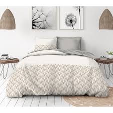Sa qualité est importante pour éviter que le ­duvet et les plumettes ne s'échappent de la couette. L Art Deco Parure De Couette Percale De Coton