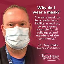 Dr. Trey Blake, Chief Medical Officer at Capital Regional Medical Center,  shares why it's important that he wears a mask to help slow the spread of  COVID-19. #SpreadKnowledge #SaveLives