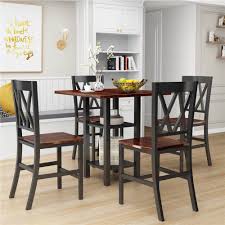 We did not find results for: Topmax 5 Piece Dining Set With Double Shelf And Matching Chairs For Family Use Dining Room Furniture Set Black