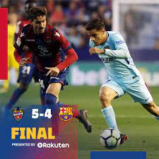 Barcelona are pegged back on two occasions by levante. Fc Barcelona Final Levante Barca 5 4 Facebook