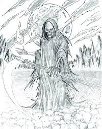 Grim Reaper Coloring Pages Grim Reaper Coloring Sheets Grim Reaper Grim Reaper Art Grim Reaper Drawing Reaper Drawing