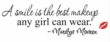 Marilyn Monroe Zitate A Smile Is The Best Makeup Any Girl Can Wear Everything Audrey Hepburn