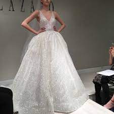New York Bridal Fashion Week Show Fall 2016 New Collection Wedding Dress Designer Brid Glittery Wedding Dress Trendy Wedding Dresses Wedding Dresses Cinderella