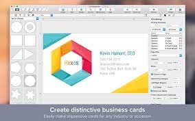Customize your card's design by changing the color, images, font, layout, text, and effects. Business Card Designer Wombat Apps