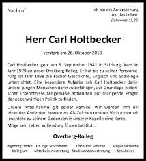 Martin bei lofer ist ein mann aus ludwigshafen ums leben gekommen. Traueranzeigen Von Carl Holtbecker Www Trauer Ms