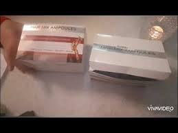 تجربتي الخاصة مع امبولات Hair Mix في تتقيل و تكثيف الشعر Youtube