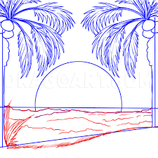 Amazing drawing on our official blog. How To Draw A Sunset Step By Step Drawing Guide By Dawn Dragoart Com