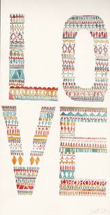 L Is For The Way You Look At Me Egg Love Always Love Design Pattern African Colors