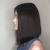 Jet Black Shoulder Length Hair