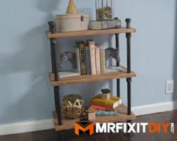 Have a shorter standing pipe (some 30 mm above the floor) the same diameter of the bathtub drain and use a rubber union to join then? Diy Industrial Pipe Bookshelf Diy Project Tutorial Mr Fix It Diy
