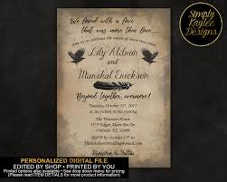 Gothic Wedding Invitations Edgar Allen Poe Inspired Wedding Etsy Gothic Wedding Invitations Wedding Invitations Diy Victorian Wedding Invitations