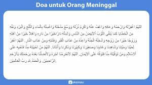Doa Untuk Orang Meninggal Lengkap Laki Laki Dan Perempuan