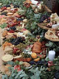Grape Fig Platters Wedding Appetizers Grazing Tables Wedding Food